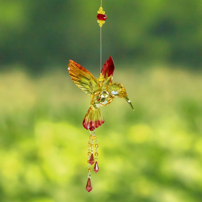 Five Tone Acrylic 3-Piece Hummingbird Chain in 6 Assorted Colors