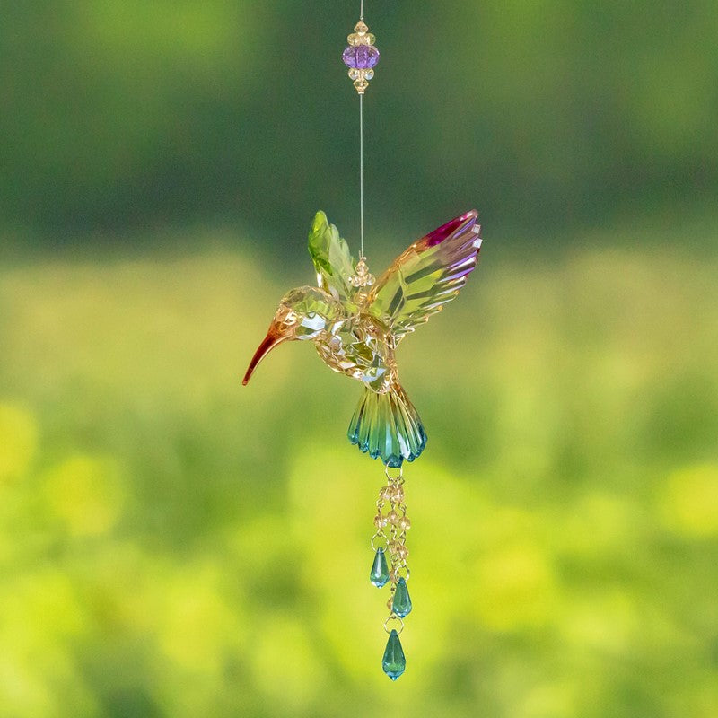 Five Tone Acrylic 3-Piece Hummingbird Chain in 6 Assorted Colors