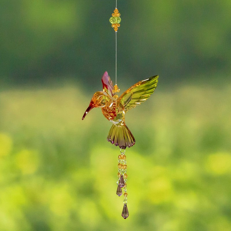 Five Tone Acrylic 3-Piece Hummingbird Chain in 6 Assorted Colors
